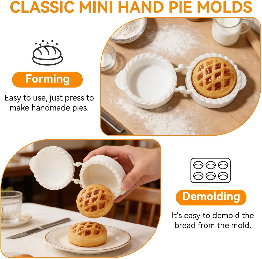Mini Hand Pie Molds, 3Pcs Teigpresser Tasche Hand Pie Maker Pie Molds Empanda Presse Teig Presse Pie