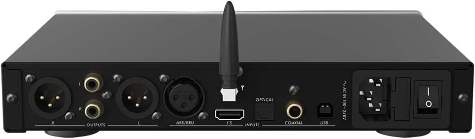 LOXJIE D60 HiFi Kopfhörerverstärker Decoder 6,35 mm/4,4 mm Kopfhörer Jack 300Ω 700mW x 2 Bluetooth 5