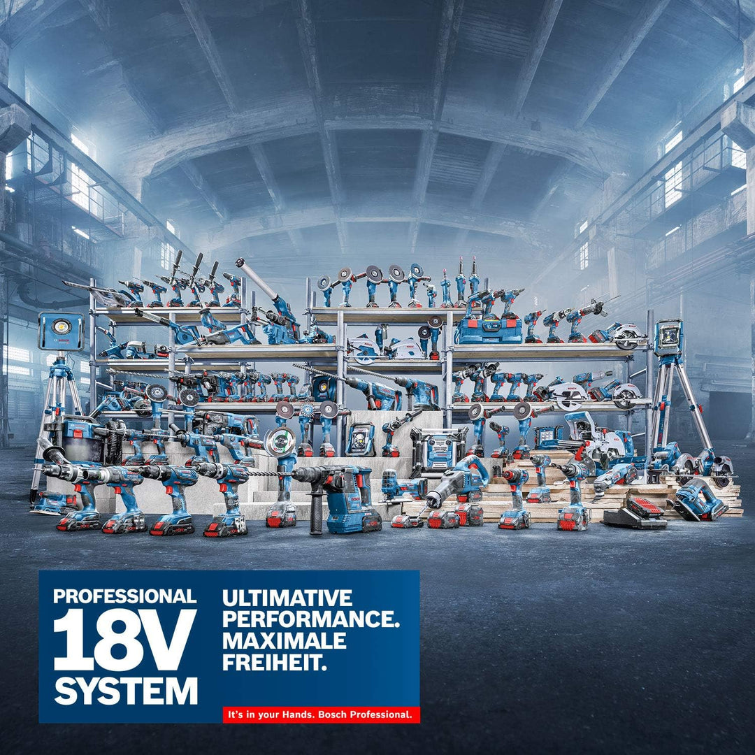 Bosch Professional BITURBO Akku-Bohrhammer GBH 18V-34 CF (mit SDS plus Wechselfutter, 5,8 J, inkl. B