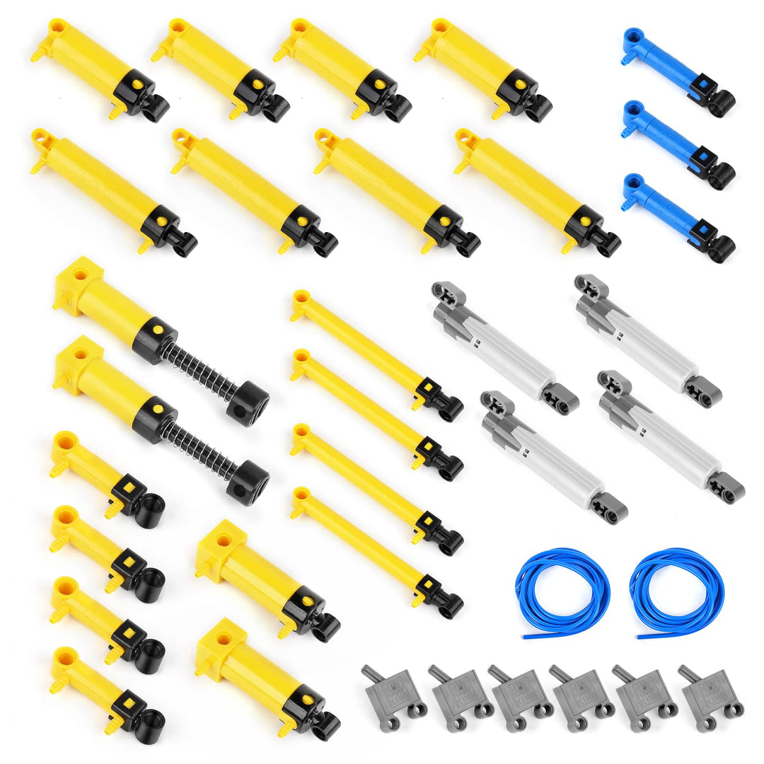 Mould King 35 Pneumatik-Kits sind kompatibel mit, einschliesslich 10 Arten von technischen Pneumatik