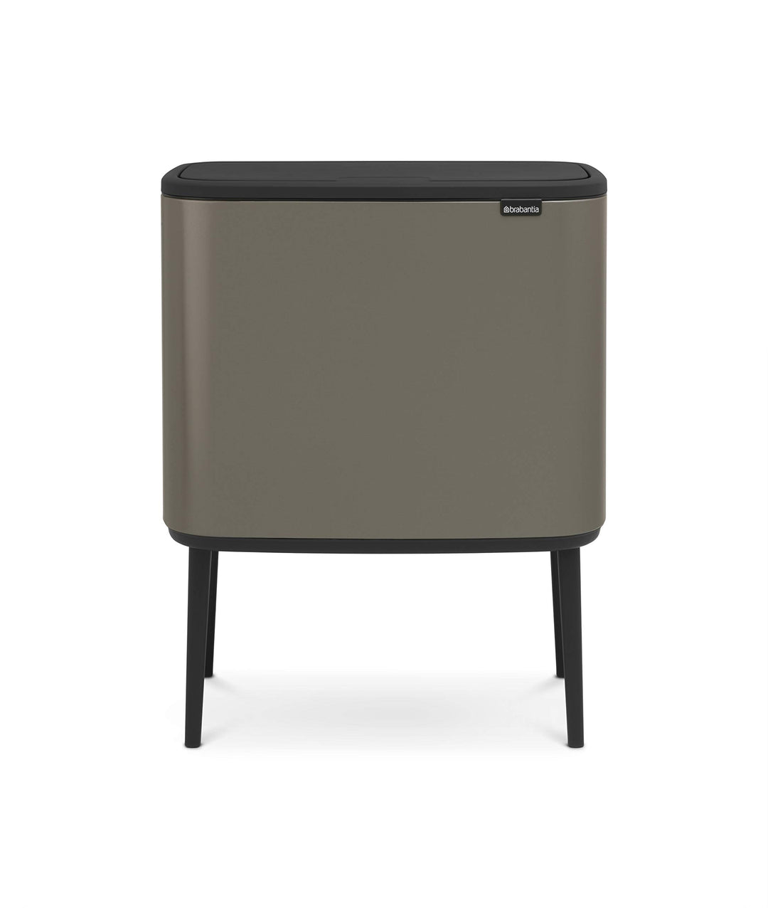 Brabantia 315787 Bo Touch Bin, 36 L Abfalleimer, Edelstahl, Platinum, 54 x 31.5 x 68 cm 1 Inneneimer