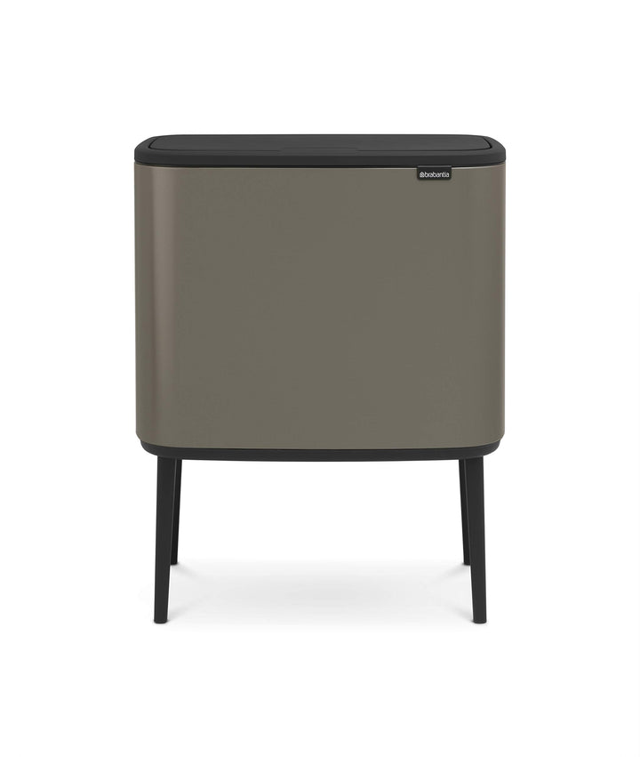 Brabantia 315787 Bo Touch Bin, 36 L Abfalleimer, Edelstahl, Platinum, 54 x 31.5 x 68 cm 1 Inneneimer