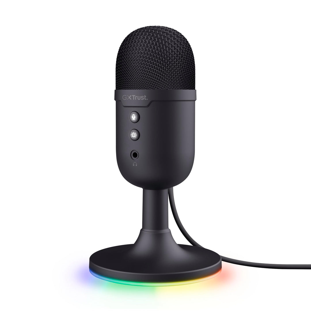 Trust Gaming GXT 236 Yami USB Streaming Mikrofon PC Podcast Twitch Discord ASMR YouTube, Kondensator