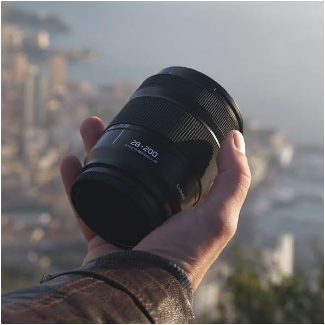 Panasonic Lumix S-R28200E 28-200 mm F4.0-7.1 Makro-OIS-Objektiv, Vollformat-Kameraobjektiv, Weit- bi