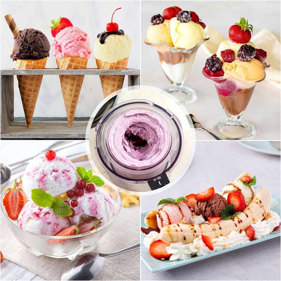 Behälter für Ninja Creami Deluxe - 4er Set Kompatibel mit NC501, NC500 EU Serie Ninja Eismaschine Cr