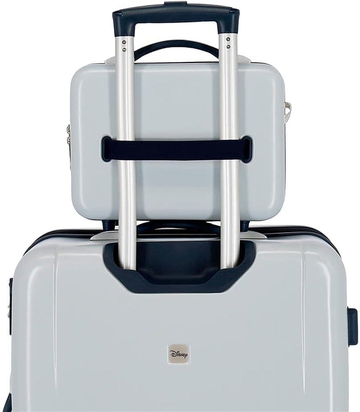 Disney Frozen Follow Your Dreams Kulturbeutel, anpassbar, mit Umhängetasche, Blau, 29 x 21 x 15 cm,