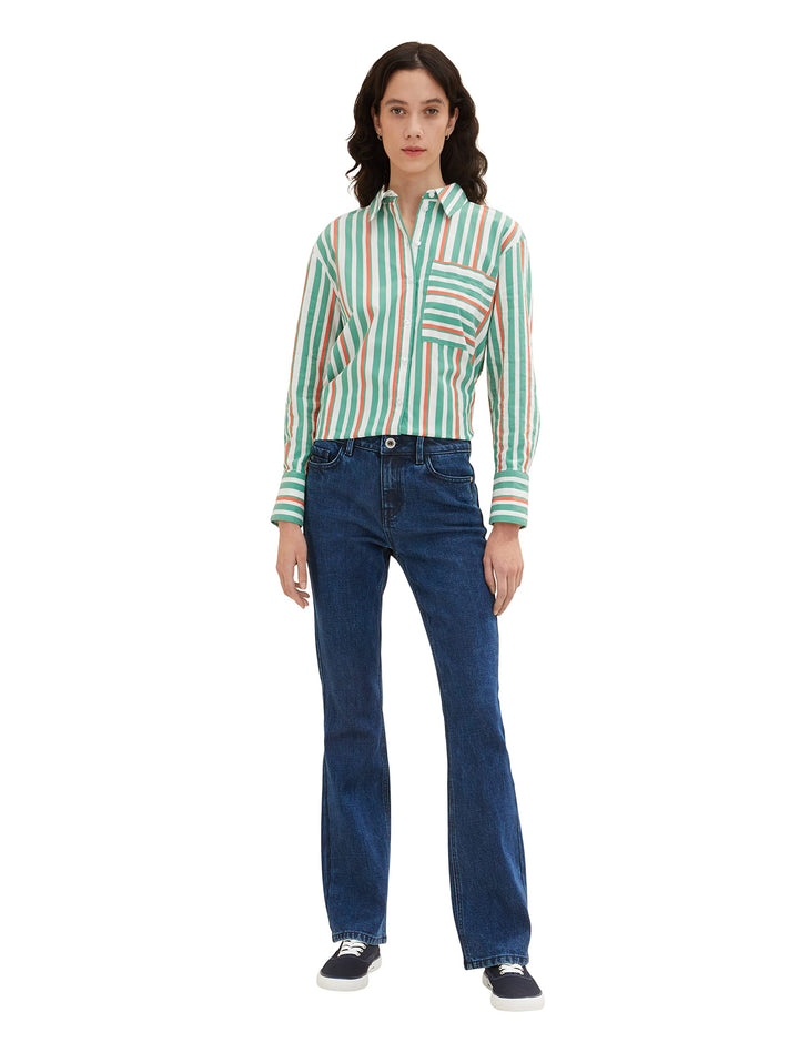 TOM TAILOR Damen Kate Narrow Bootcut Jeans 29W / 32L 10113 - Clean Mid Stone Blue Denim, 29W / 32L 1