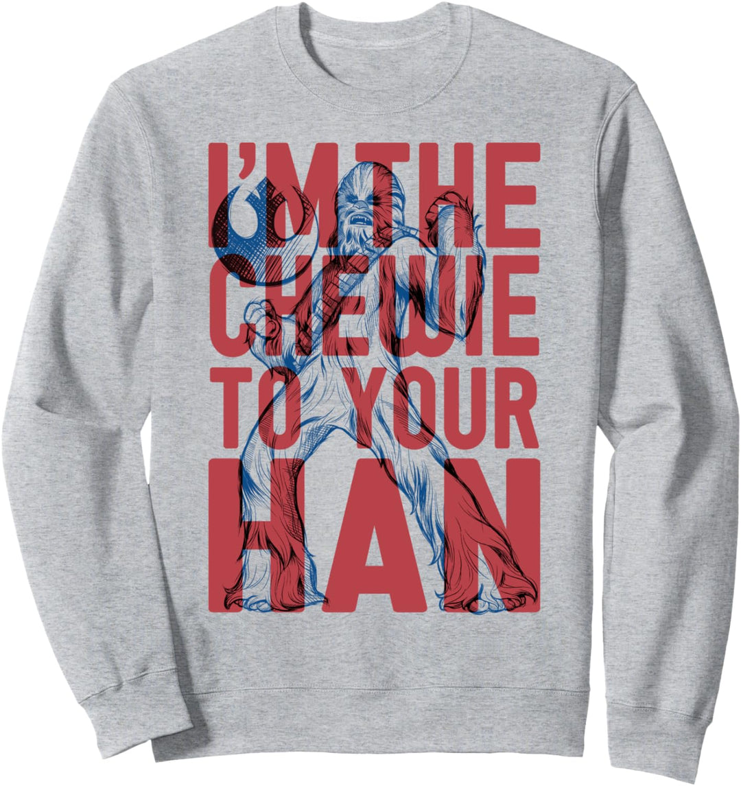 Star Wars Chewie To Your Han Outlined Poster Sweatshirt