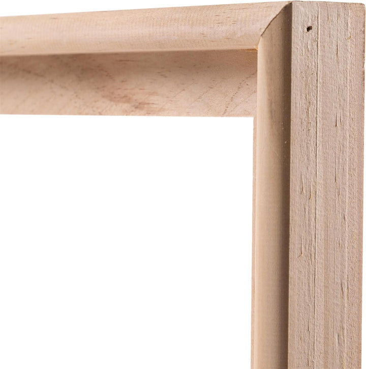 2 SCHATTENFUGENRAHMEN für KEILRAHMEN 60x80cm | Schattenfugen Bilderrahmen für Leinwände auf Keilrahm