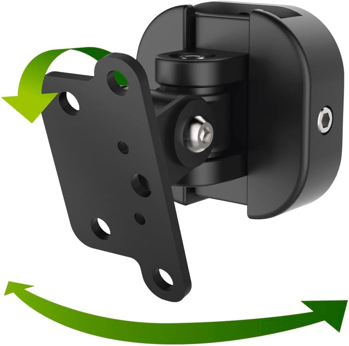 Hama Universal Lautsprecher-Wandhalterung, voll beweglich (neigbar/schwenkbar/360° drehbar, Boxenhal