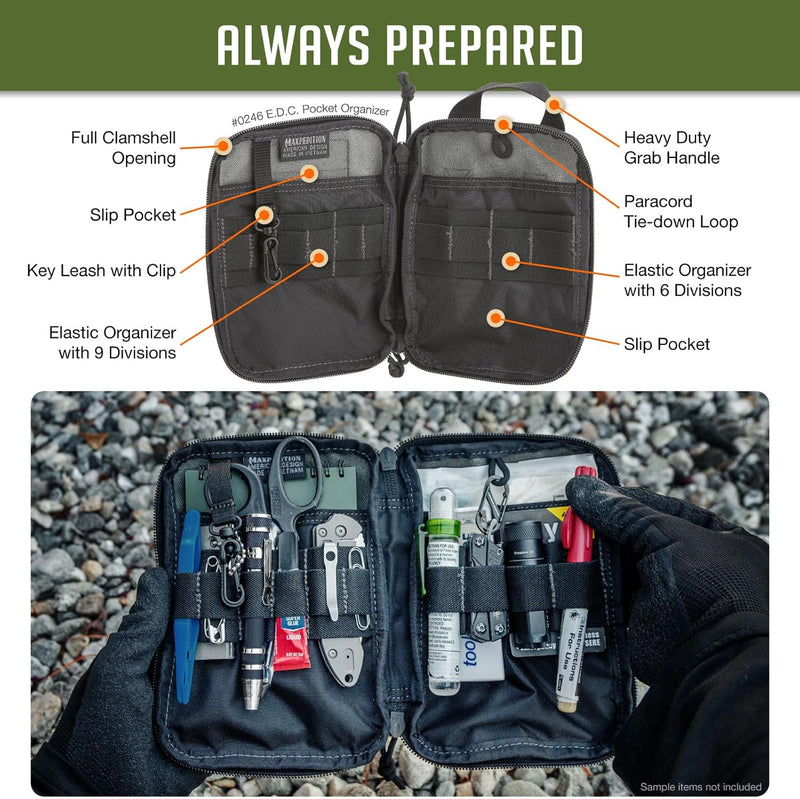 Maxpedition E.D.C. Taschen-Organizer Wolf-Grau, Wolf-Grau