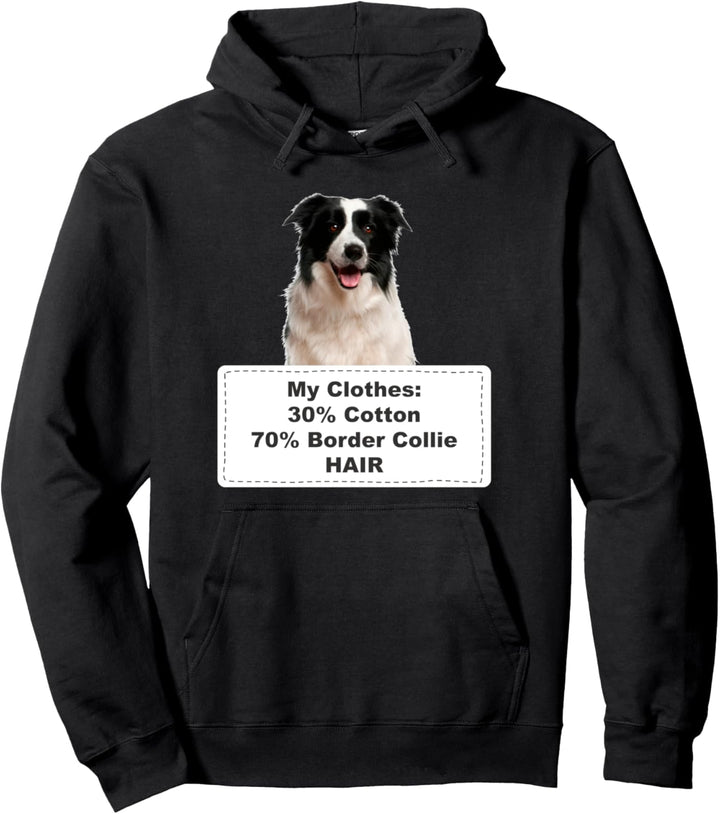 Funny Shedding Dog Border Collie Pullover Hoodie