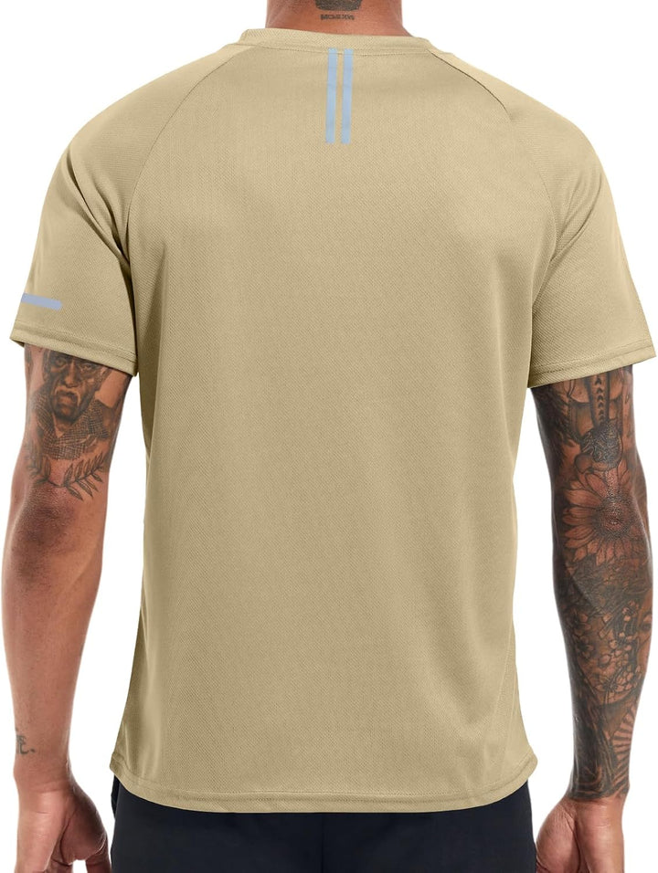Herren Activewear T-Shirts 1/3/4/5/6er Pack | Slim Fit Sport Shirts | Atmungsaktiv, Schnelltrocknend