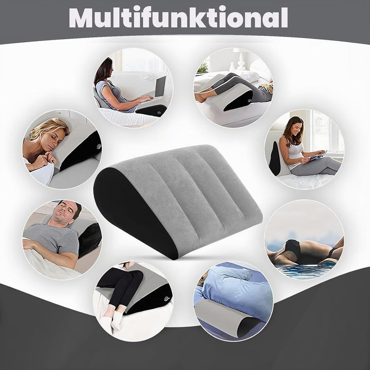 Aufblasbares Keilkissen für Sleepling - Reflux Kissen Anti-Schnarchen, Säurereflux und GERD. Positio