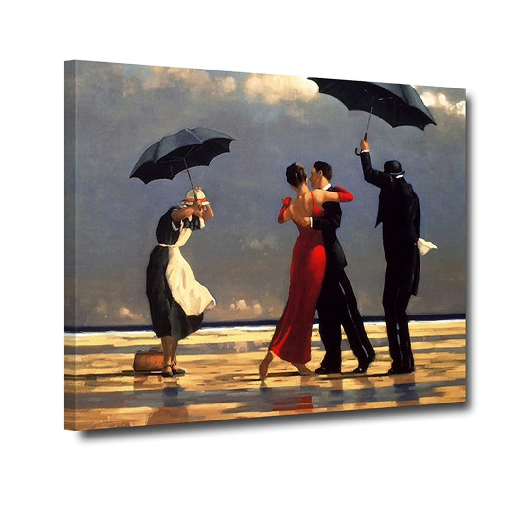 ZHONGYUTONG Der singende Butler von Jack Vettriano Leinwand Kunstdruck Gemälde Jack Vettriano Wand B