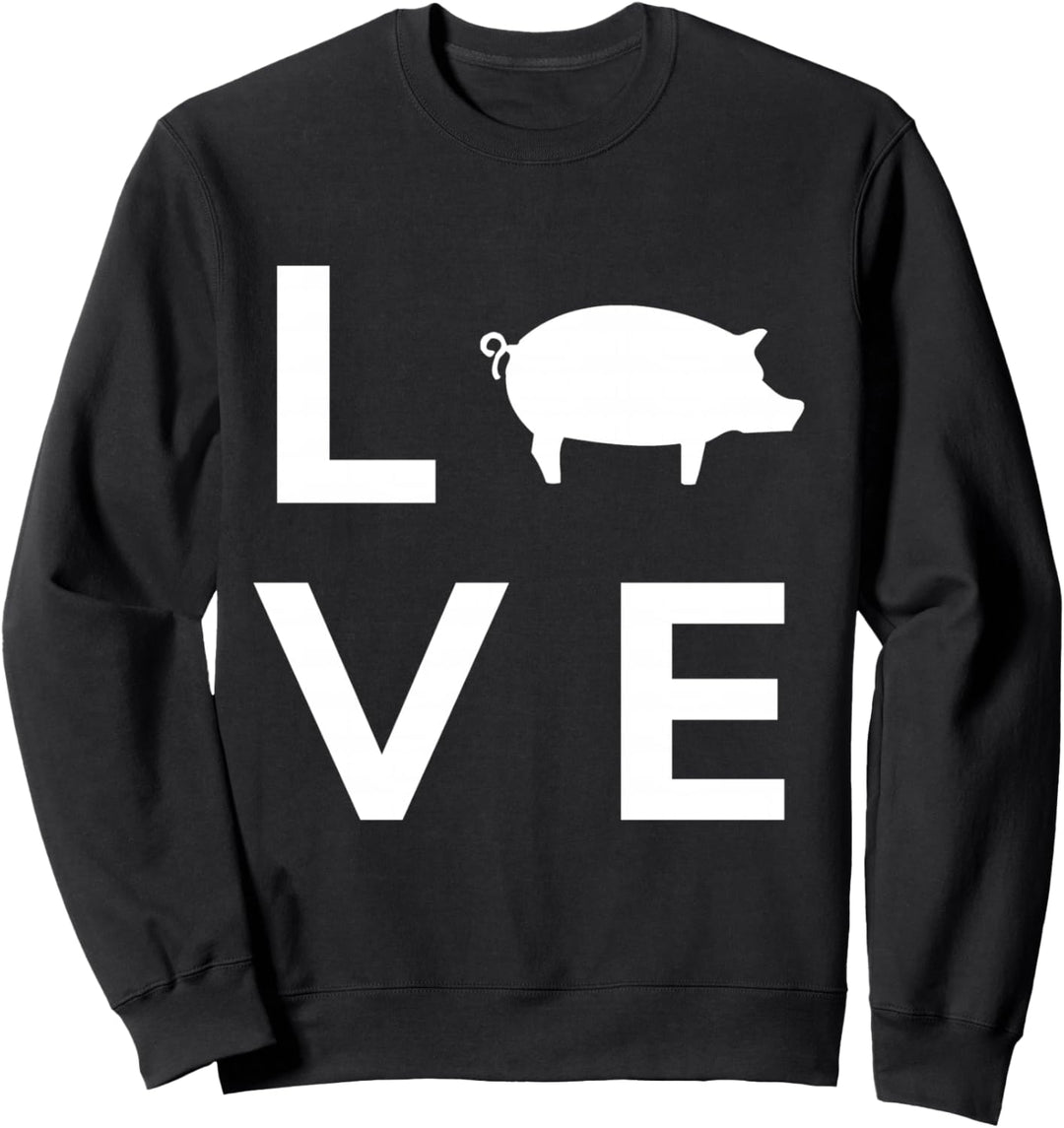 Schwein Landwirtschaft Landwirt Schweine-Bauer Ferkel Sauen Sweatshirt
