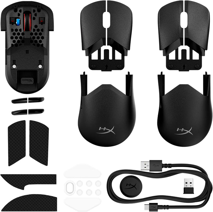 HyperX Pulsefire Saga Pro Wireless Gaming Mouse – 4K Wireless Polling, 2.4GHz und Bluetooth, Modular