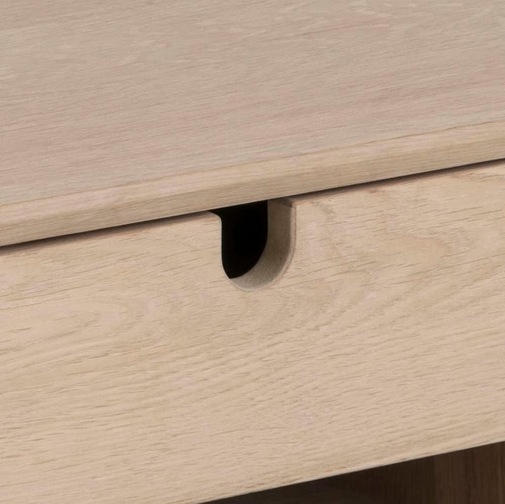 AC Design Furniture Lena Nachttisch aus Holz für Wandmontage, Beistelltisch mit 1 Schublade, Wandreg
