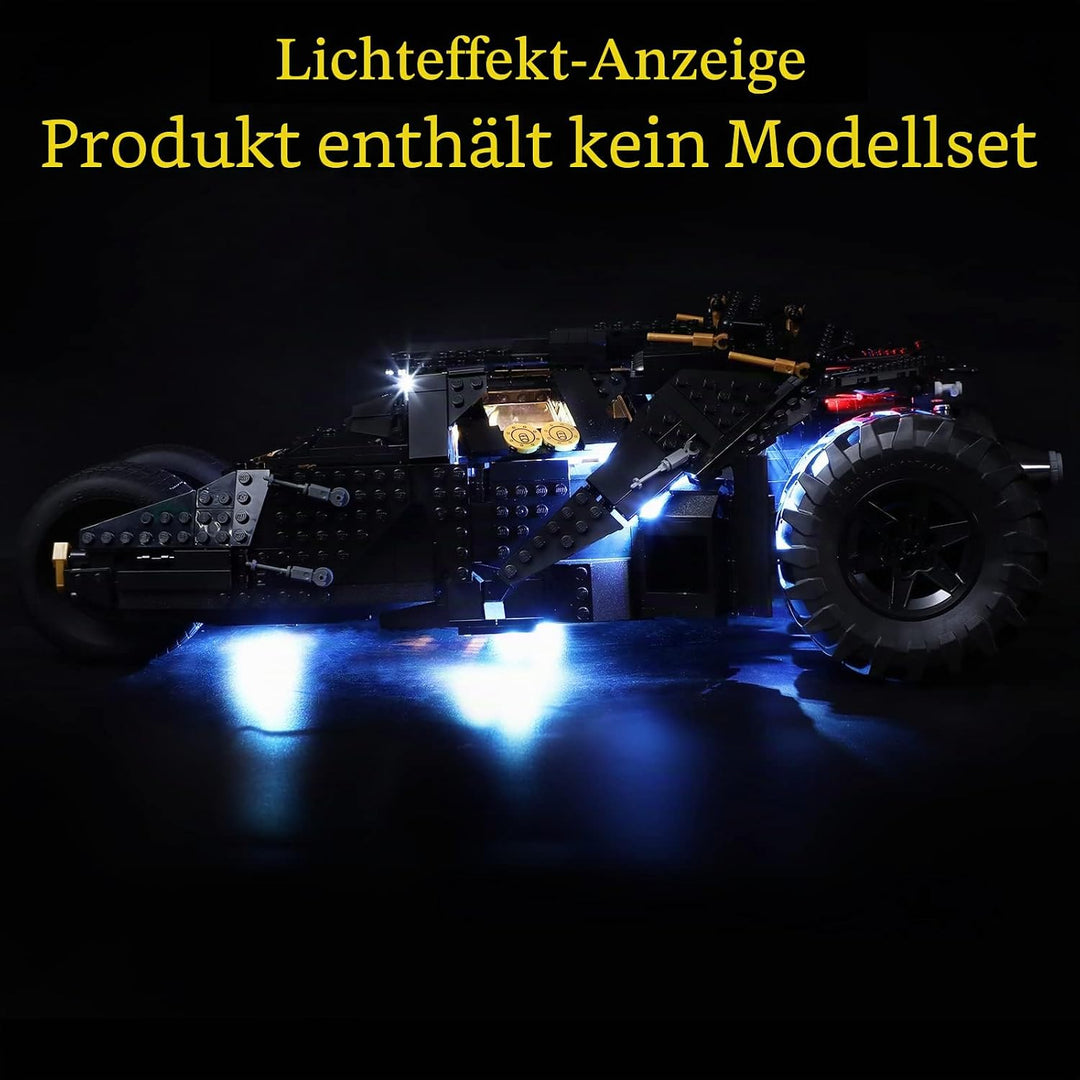 GEAMENT Licht-Set Kompatibel mit Lego DC Universe Super Heroes (Batman Batmobile Tumbler) - Beleucht