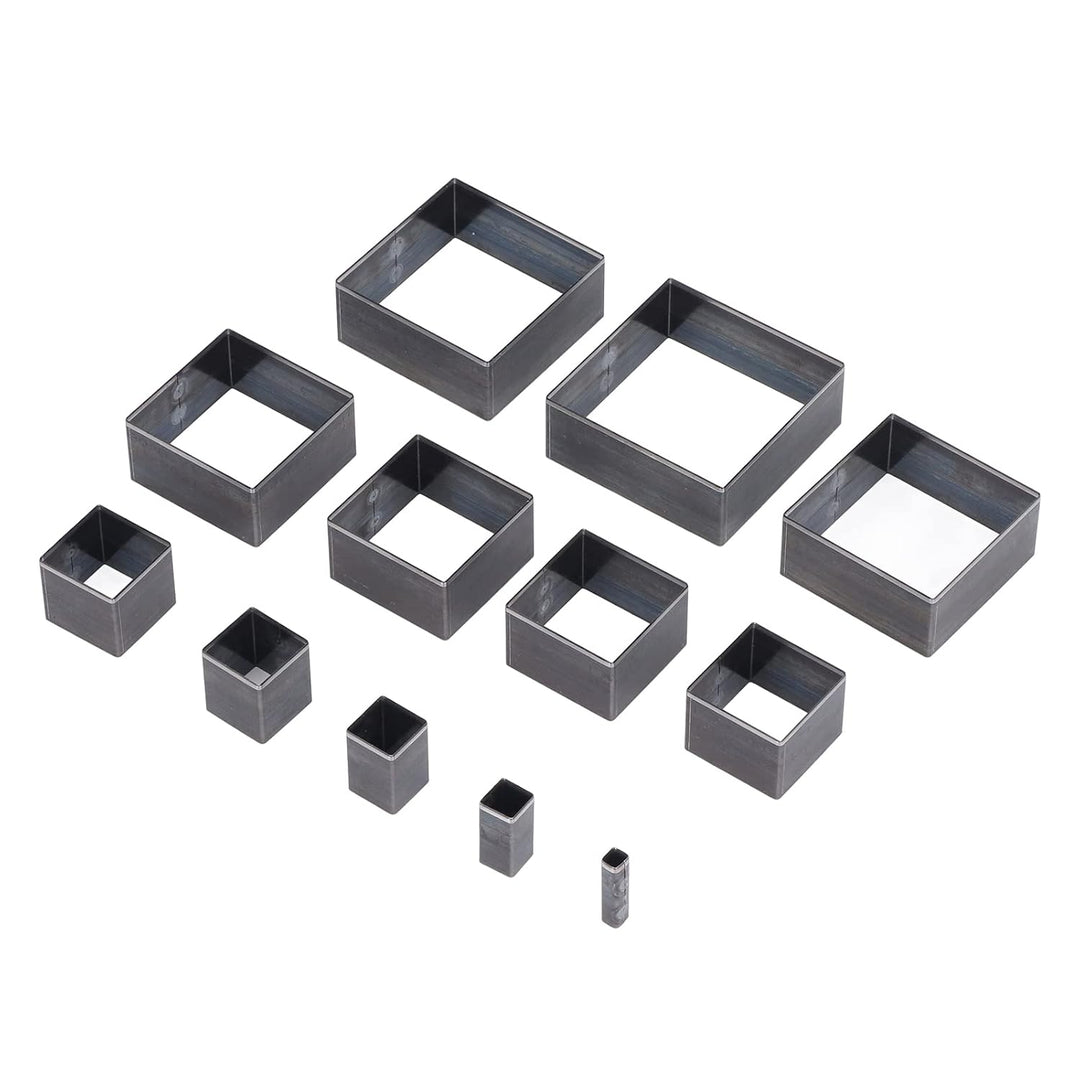 Leder Schneidwerkzeug, Quadratische Lederstanze 5 Mm Bis 60 Mm Stanze für Handgefertigtes DIY-Lederh