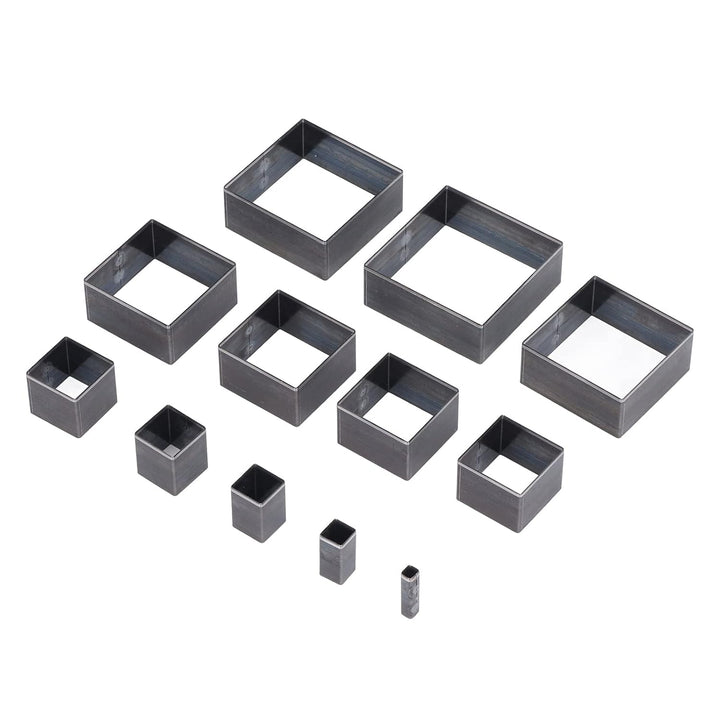 Leder Schneidwerkzeug, Quadratische Lederstanze 5 Mm Bis 60 Mm Stanze für Handgefertigtes DIY-Lederh