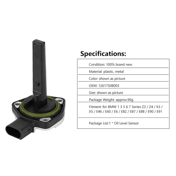 Qiilu Sender für Motorölstandsensor, Sender für Motorölstandsensor für BMW 1 3 5 7 Baureihe 320i 323