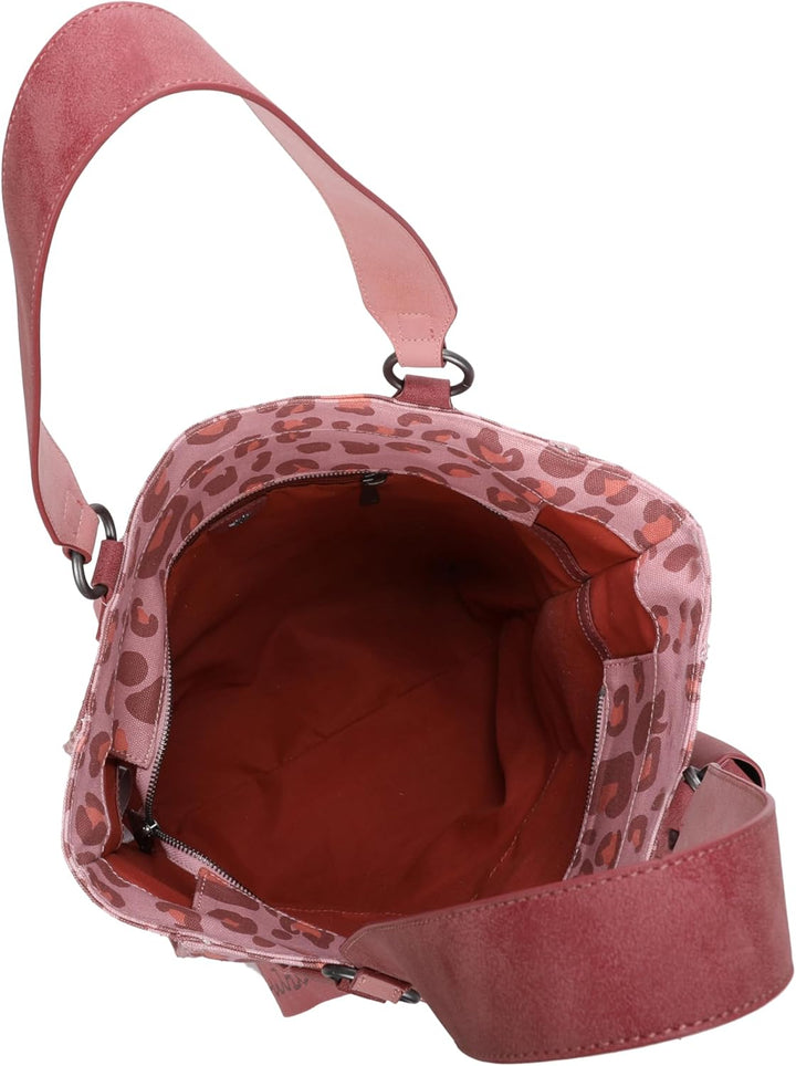 Fritzi aus Preussen Damen Izzy02 Canvas Shopper Leo Brick, Leo Brick