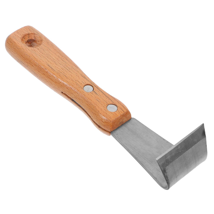 Toyvian Rindenschäler mit Holzgriff Manuelles Entrindungswerkzeug für Gartenbäume Rostfrei Langlebig