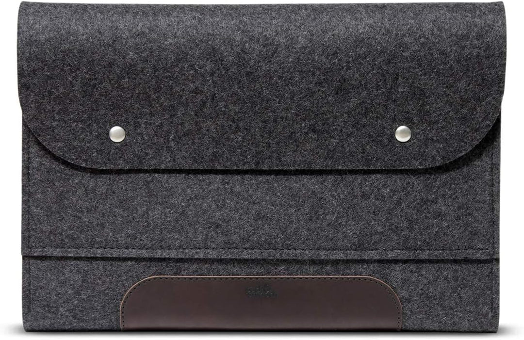 Pack &amp; Smooch 16" Laptophülle, Laptoptasche, MacBook Tasche -CORRIEDALE L -100% Merino Wollfilz, Pfl