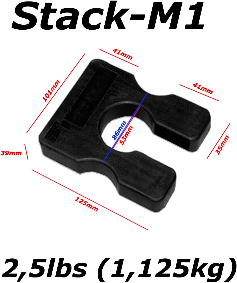 POWER-XTREME Abstufungsadapter für Body-Solid-Steckgewichtspakete | Weight Stack Adapter Plate | Var