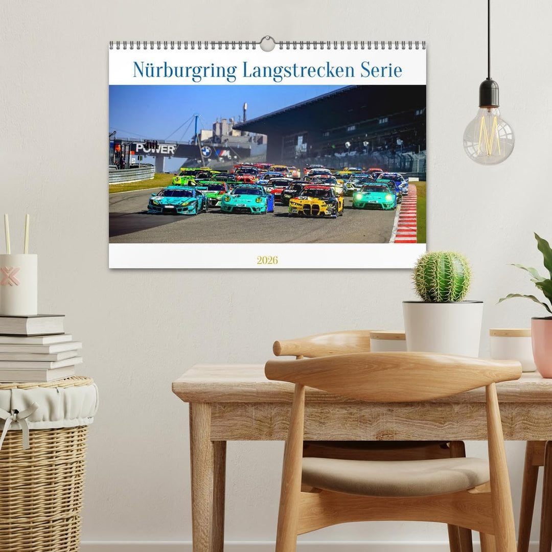 Nüburgring Langstrecken Serie 2026 (Wandkalender 2026 DIN A3 quer), CALVENDO Monatskalender: Die Sch