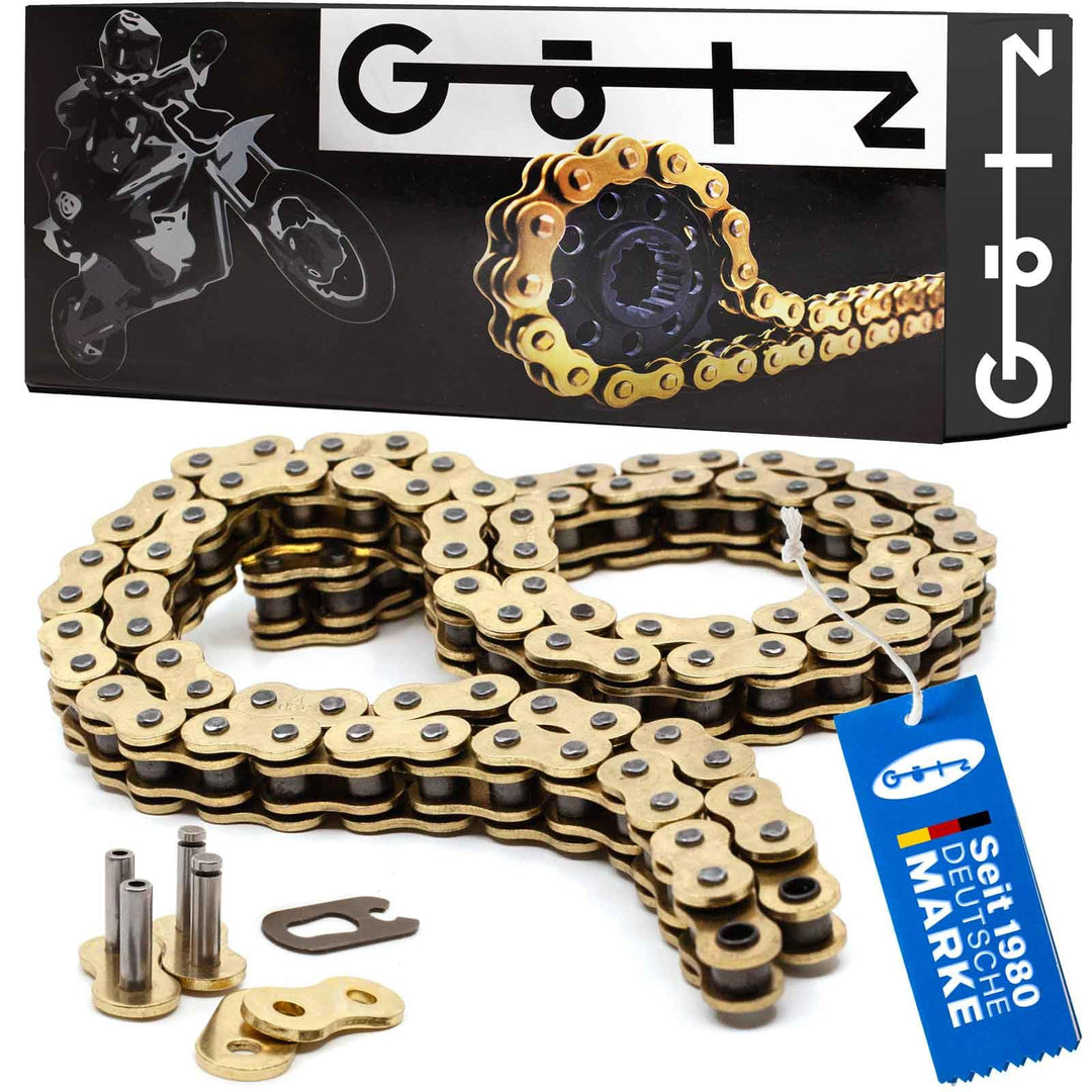 Kette 520 x106 Glieder verstärkt mit Clip Kettenschloss 5/8 x 1/4