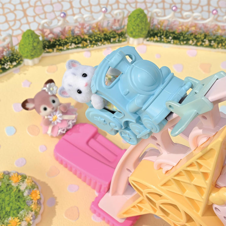 Sylvanian Families 5841 Freizeitpark "Glückstraum", Grosses Spielset mit Tierfiguren, Freizeitpark m