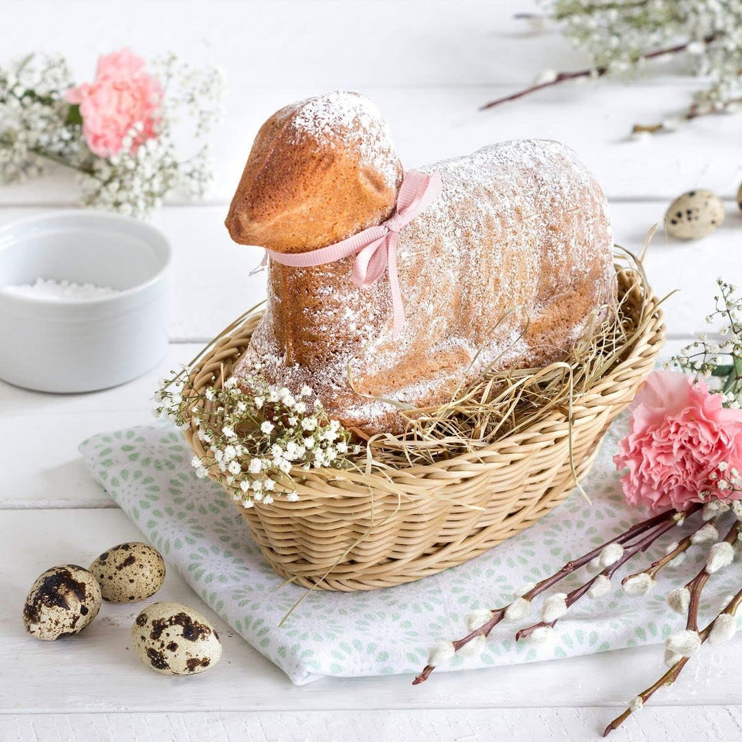 Zenker Osterlamm Backform zu Ostern – 900 ml Füllvolumen – 3D Kuchenform mit Antihaftbeschichtung un