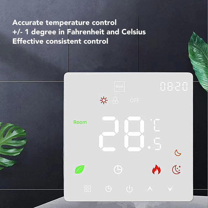 Touch Smart-Fussbodenheizungsthermostat mit Präziser Temperaturregelung für Zuhause/Hotel/Büro, Elek