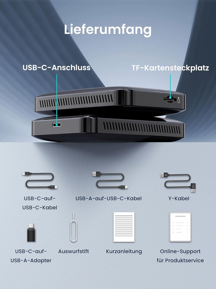 CarPlay AI Box, Wireless CarPlay Adapter Netflix/YouTube/TF-Karte 4GB+32GB - AI Box Android Auto Vid