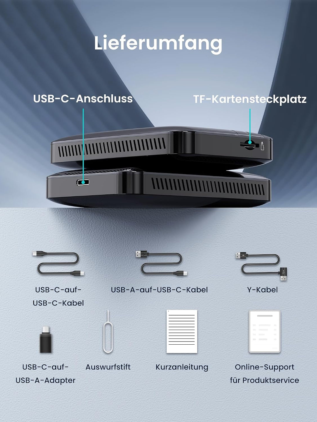 CarPlay AI Box, Wireless CarPlay Adapter Netflix/YouTube/TF-Karte 4GB+32GB - AI Box Android Auto Vid