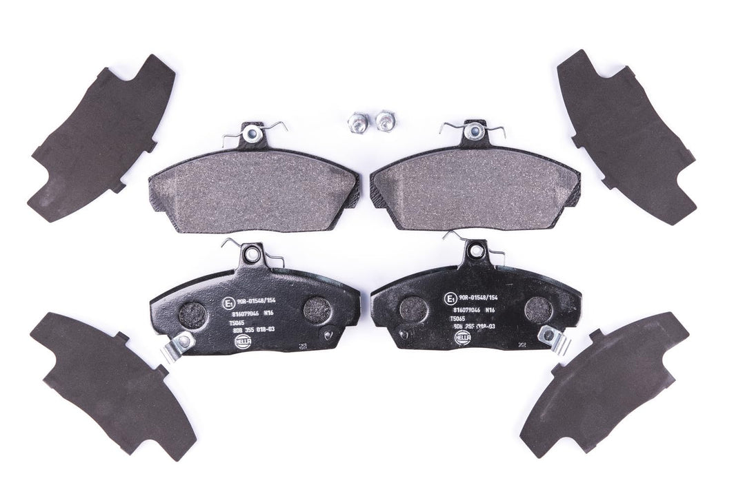 HELLA PAGID 8DB 355 018-031 Bremsbelagsatz - T5065 - Dicke/Stärke: 18mm - Bremssystem: Lucas - mit a