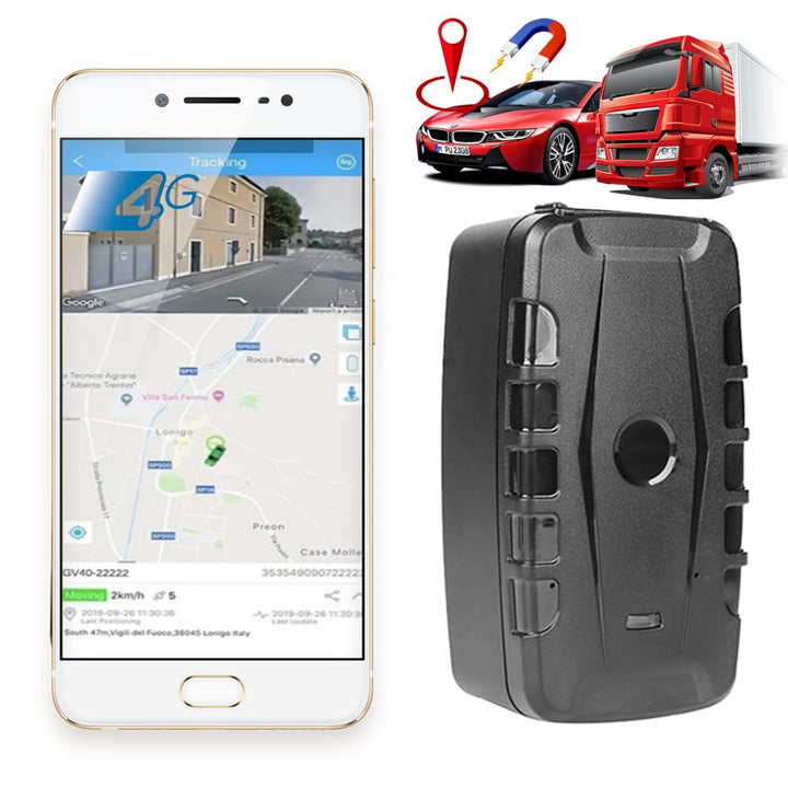 Winnes 4G GPS Tracker Auto, App-Echtzeit-Tracking, IP67 wasserdicht, robuster GPS-Tracker mit kosten