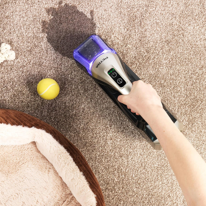 Petra PF01624VDE Spot Clean Handstaubsauger – kabelloser Akku mit 7,4V mAh, Nass-Staubsauger für sch