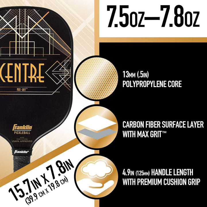 Franklin Sports Ben Johns – Christine McGrath – Aspen Kern – Pro Pickleball Paddel – Pro Tournament