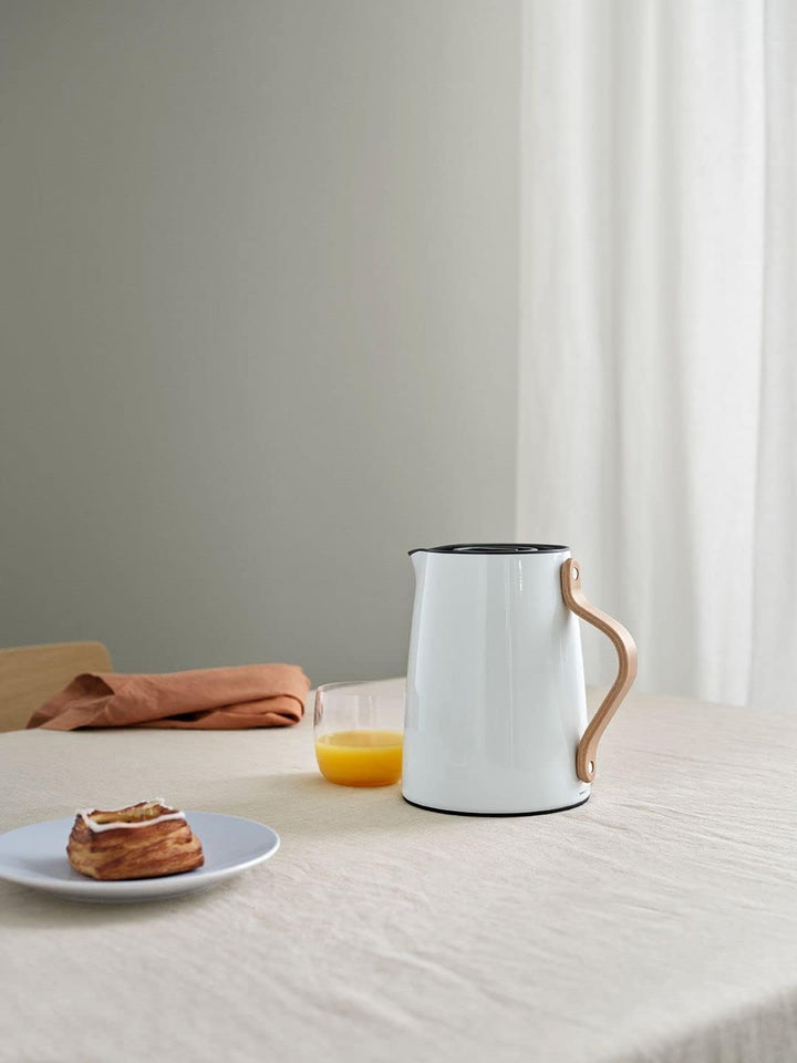 Stelton Tee-Isolierkanne Emma | Isolierte Kunststoff-Teekanne mit Deckel &amp; Edelstahl-Thermoeinsatz -
