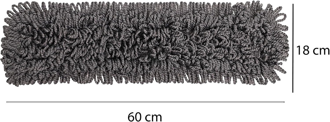 MAYA Ersatz-Mikrofasermopp für den professionellen Gebrauch, 60 cm. Hohe Reinigungsleistung bei Troc