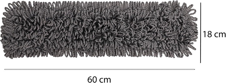 MAYA Ersatz-Mikrofasermopp für den professionellen Gebrauch, 60 cm. Hohe Reinigungsleistung bei Troc