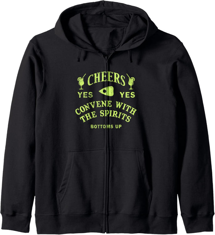 Cheers Convene With The Spirits Bottoms Up Cocktails Kapuzenjacke