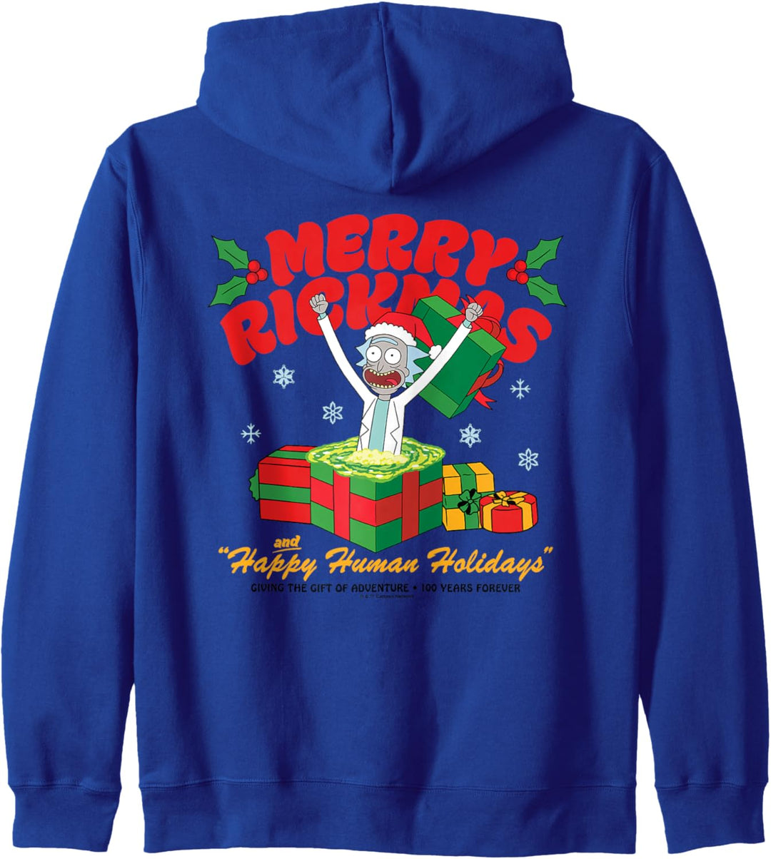 Rick and Morty Christmas Merry Rickmas Presents Kapuzenjacke