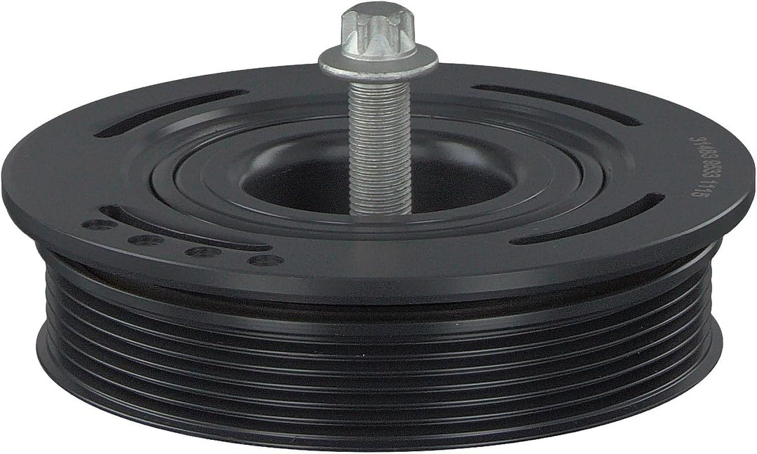 febi bilstein 33699 Riemenscheibe (entkoppelt) für Kurbelwelle, mit Schraube , 1 Stück
