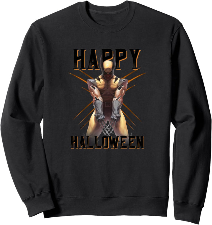 Marvel Comic Wolverine Happy Halloween Sweatshirt