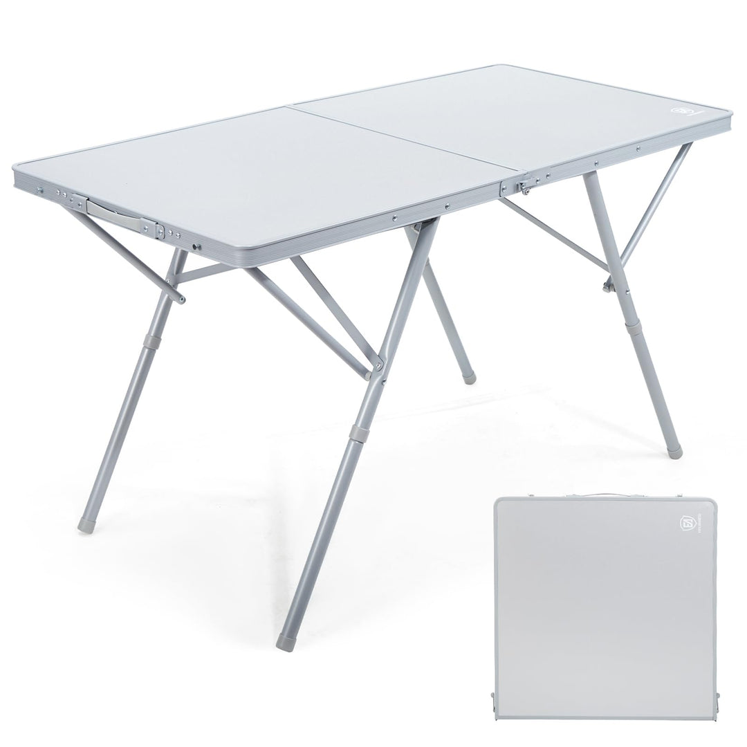 EVER ADVANCED Campingtisch faltbar 120x60cm Klapptisch XL für 4-6 Personen Falttisch bis 60kg Stabil