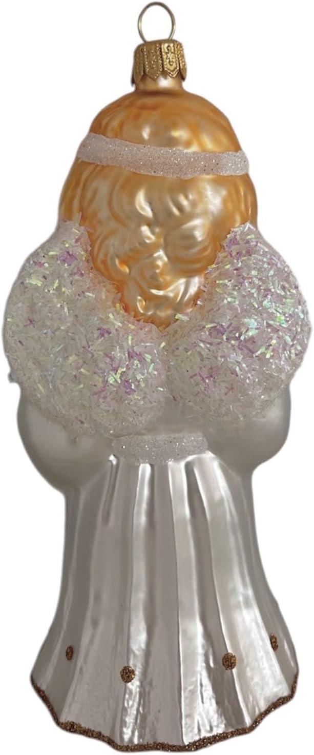 Glas Christbaumschmuck mundgeblasen handbemalt in Europa | Weihnachtsbaum Anhänger für Weihnachten |